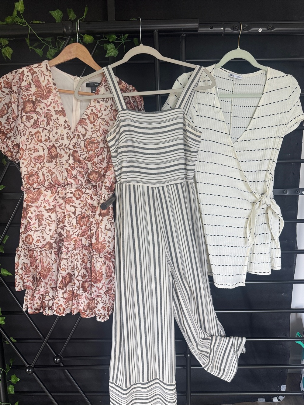 Women’s Size S Summer Bundle Aqua Dress Japna Jumpsuit Zara Romper 3 Pc